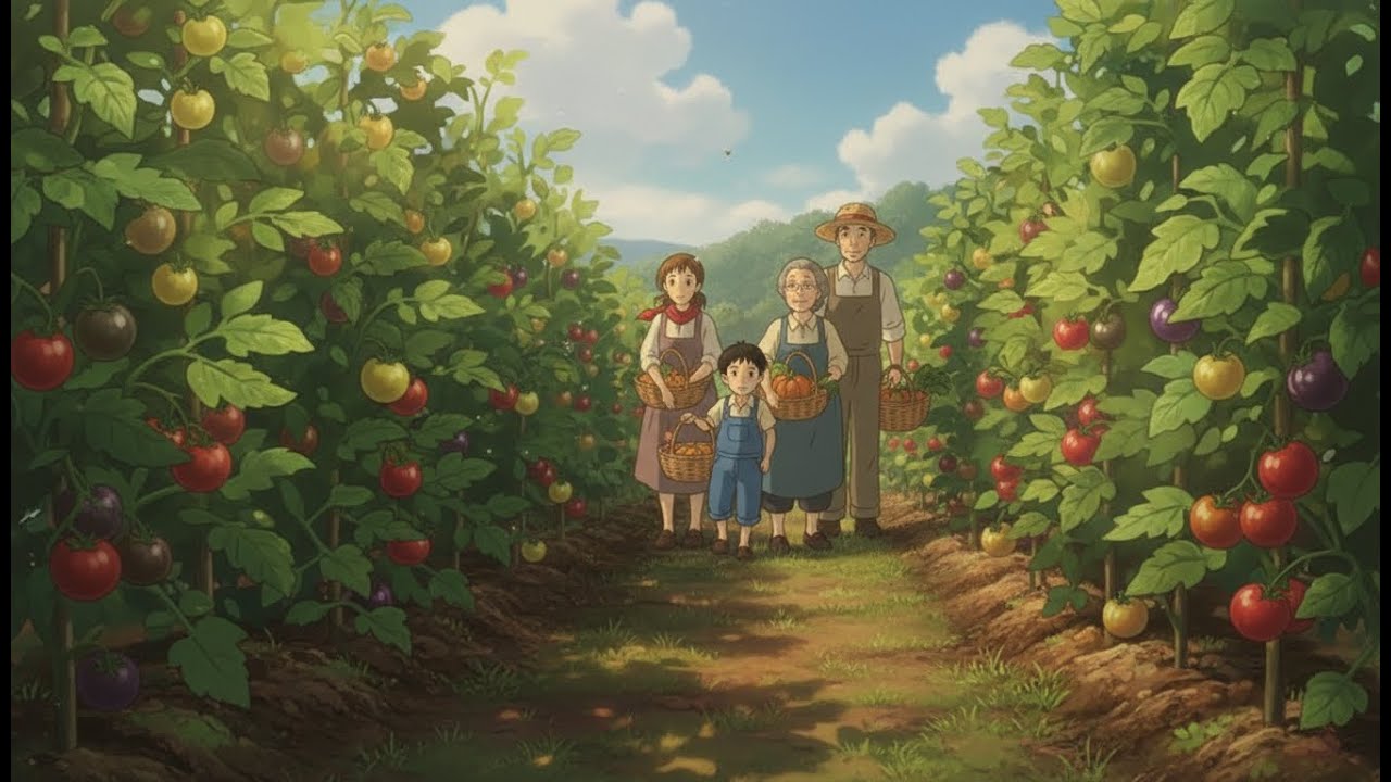 Harvesting tomato with my family in the farm 👨‍🌾🍅