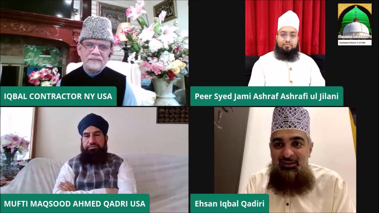 Iqbal Contractor - Live Talk with Pir Jami Ashraf Sb, and Allama Ehsan Iqbal Qadiri Sahab.