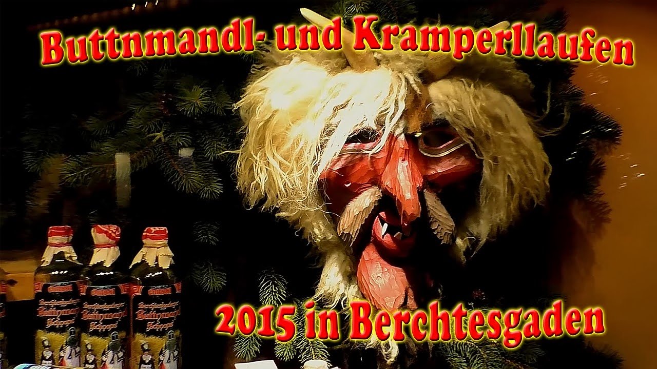 Buttnmandllaufen Berchtesgaden 2015 [Buttnmandl und Kramperl]