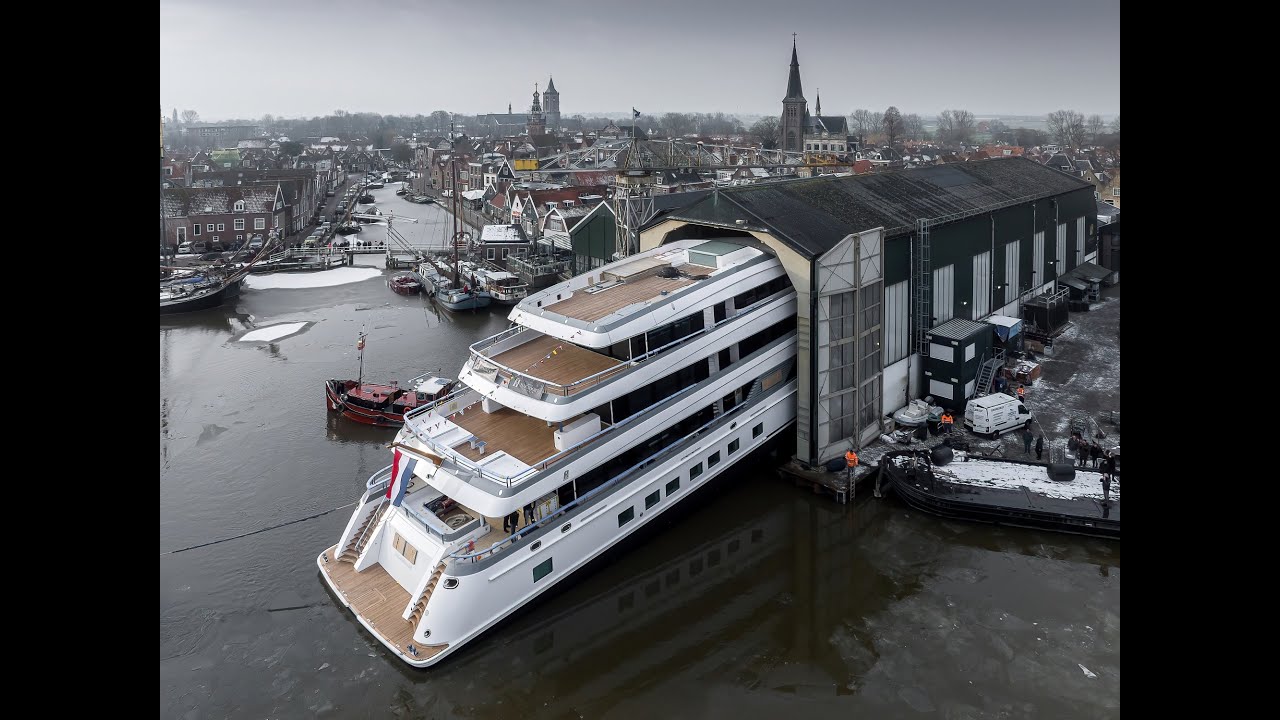 Royal Hakvoort Shipyard launch Project YN253