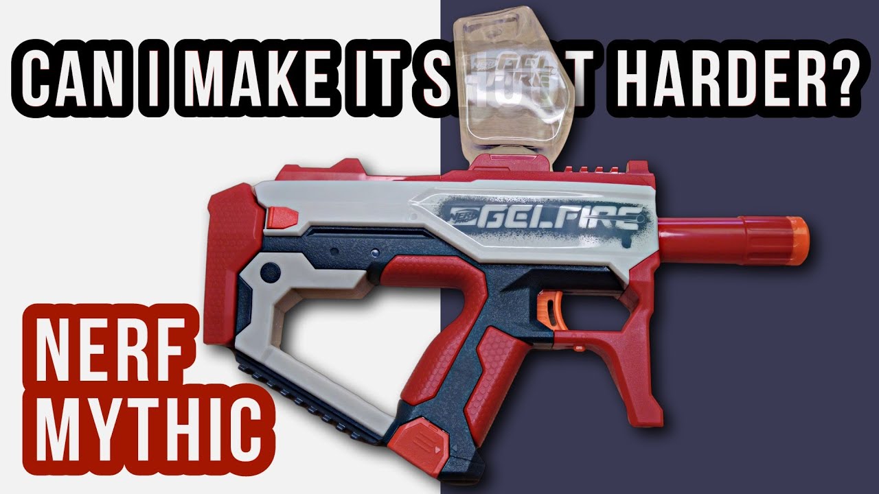 ULTIMATE UPGRADE MOD для NERF GELFIRE MYTHIC | Как увеличить скорость на 30 FPS, заменив пружину