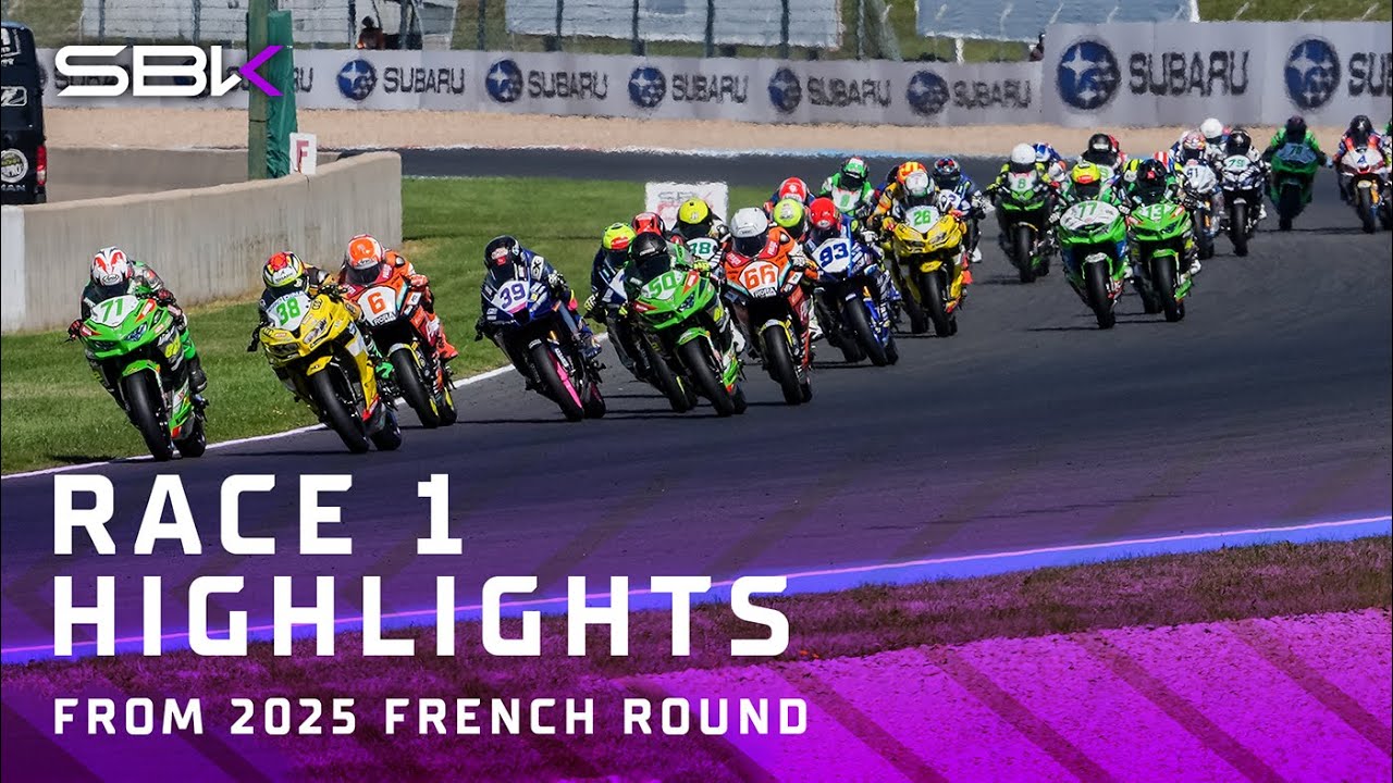 HIGHLIGHTS from #WorldSSP300 Race 1 📚 | 2025 #FrenchWorldSBK 🇫🇷
