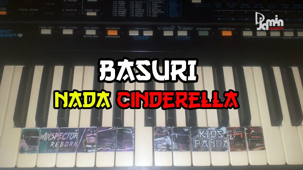 Basuri nada CINDERELLA || Cover Piano Keyboard