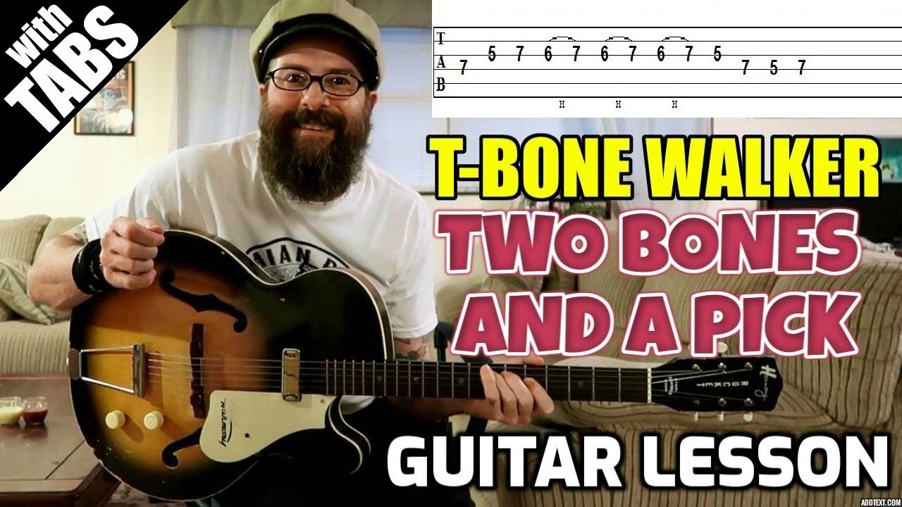 T-Bone Walker Licks — урок джамп-блюза с табулатурами