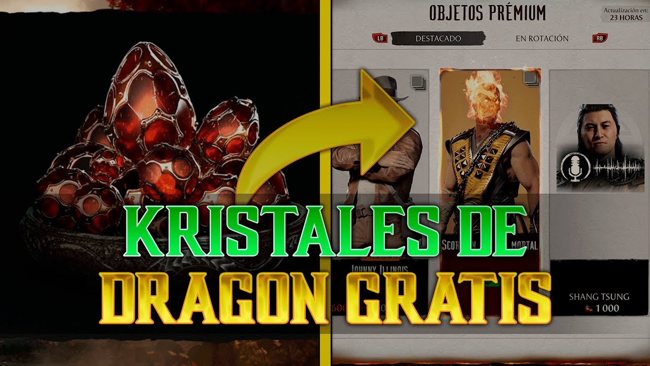 CONSIGUE KRISTALES DE DRAGÓN TOTALMENTE GRATIS en Mortal Kombat 1