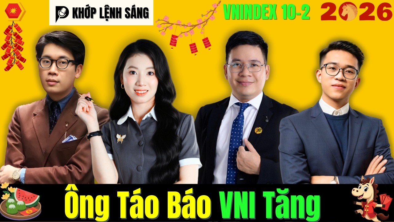 VNIndex Khớp Lệnh: Ông Táo Báo VNI Tăng! | Phân Tích Thị Trường