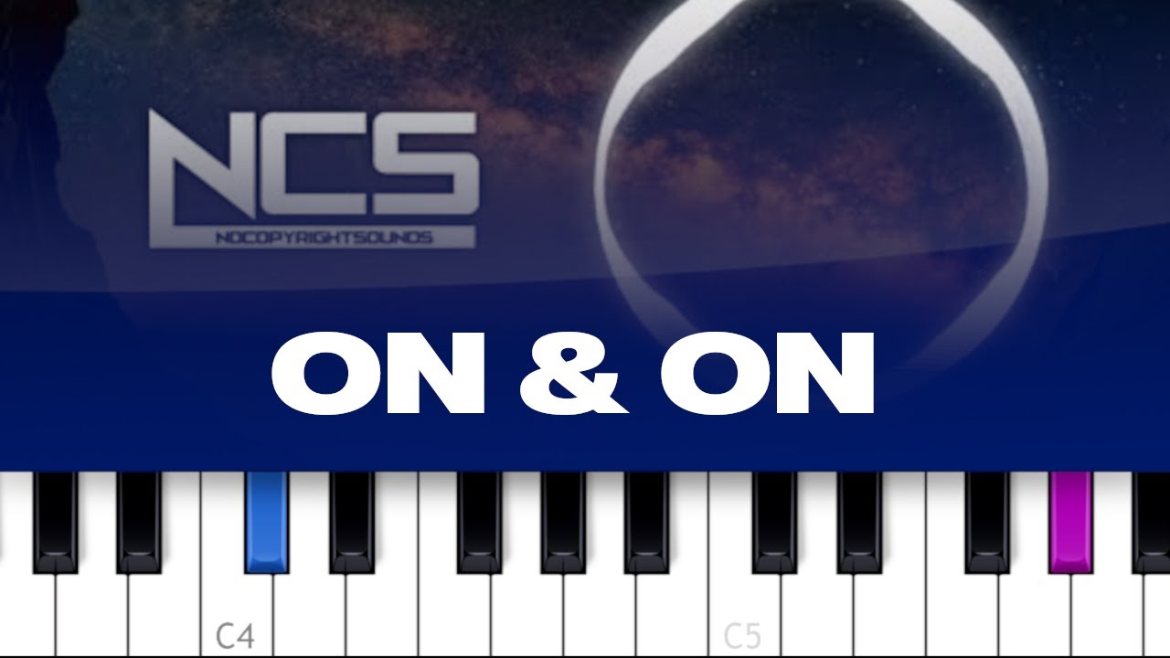Cartoon ft Daniel Levi - On & On  (piano tutorial)