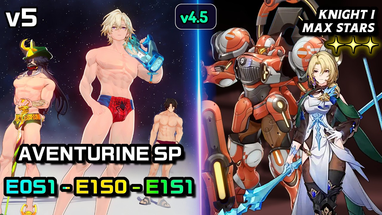 [V5] АВАНТЮРИН SP: Сравнение E0S1 vs E1S1 vs E1S0 (HSR v4.5)