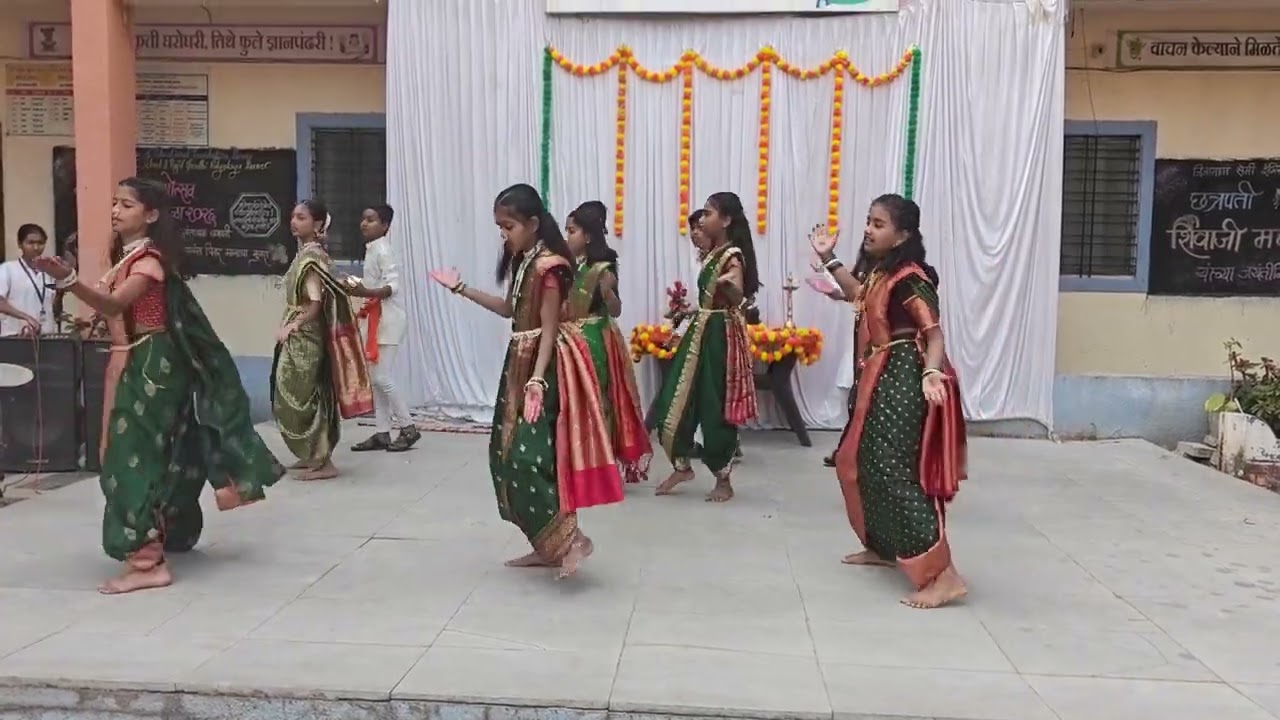 ☺️6th class student dance performance on Shiv jayanti 👫😊