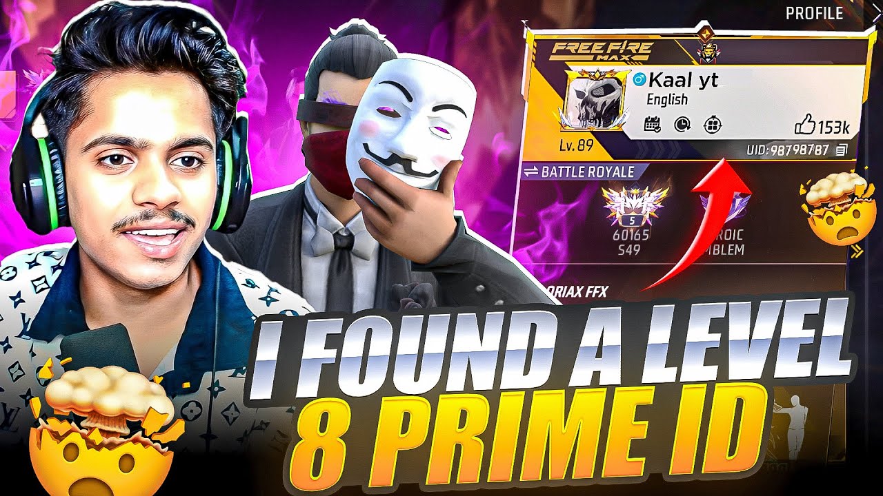 I Found a Level 8 Prime ID || GARENA FREE FIRE