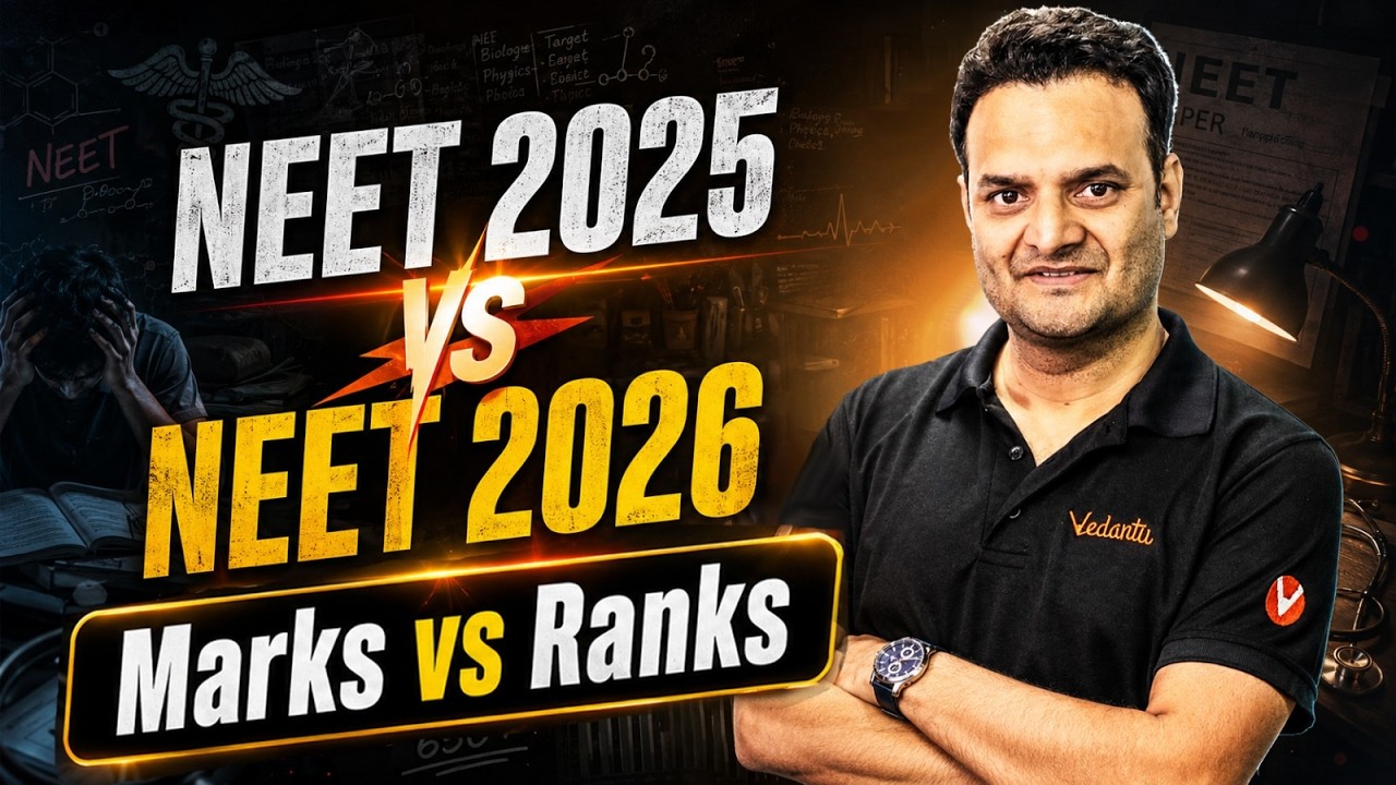 NEET 2025 vs ReNEET 2026 | Marks vs Rank Complete Analysis | By Sarvesh Sir