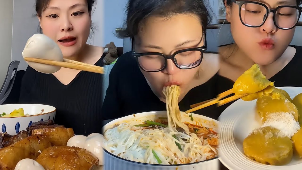 EATING SO MUCH WITH HOT FOOD CHALLENGE, ASMR & MUKBANG WITH SOUND #ah11asmr #food #asmr #mukbang