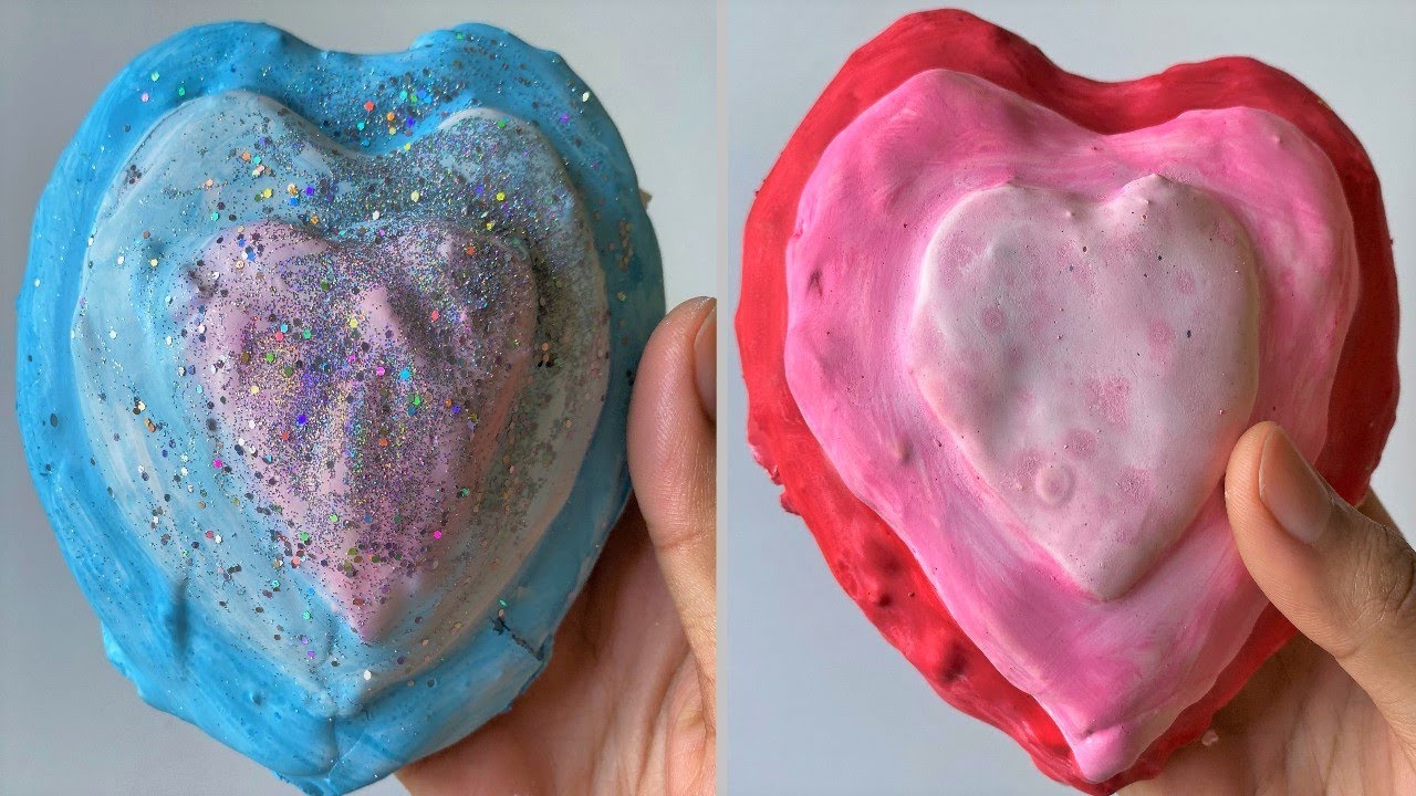 Plaster Clay Cracking e Slime ASMR Video #74