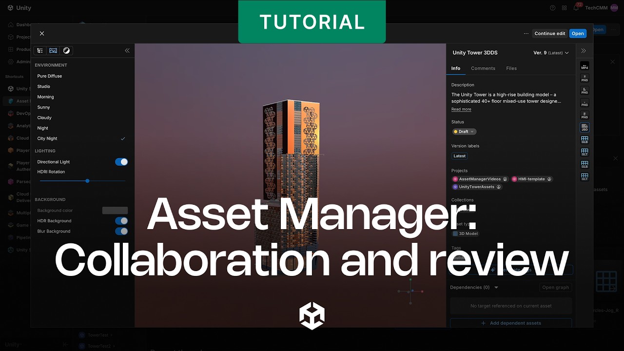 Unity Industry Cloud: командная работа и контроль версий.