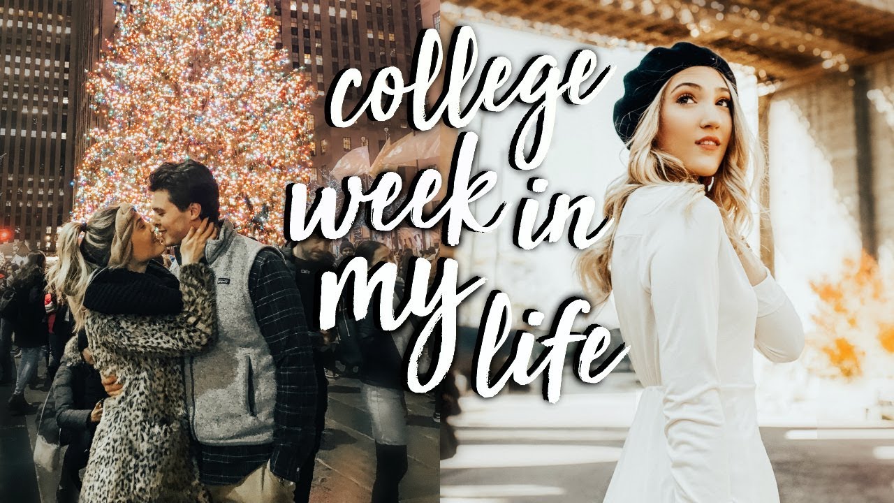 COLLEGE WEEK IN MY LIFE IN NYC! College Finals Week In My Life