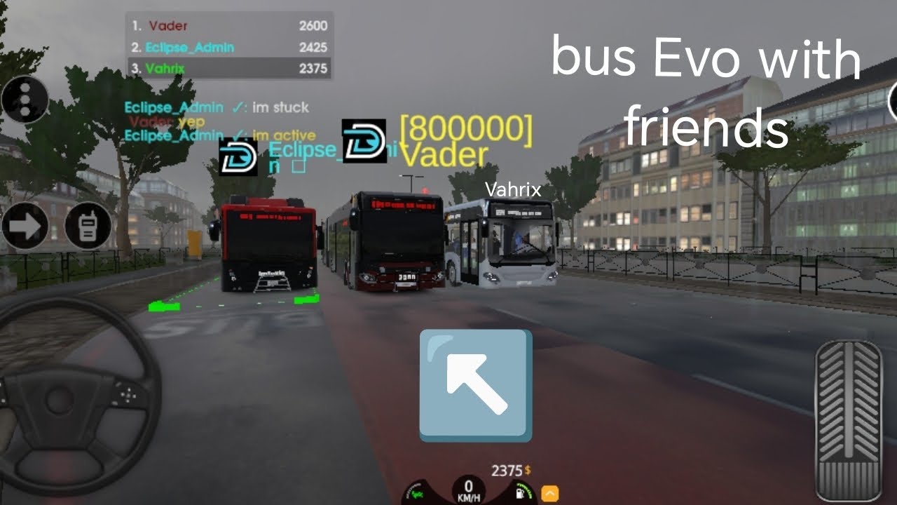 Playing bus simulator evo with friends (Multiplayer)