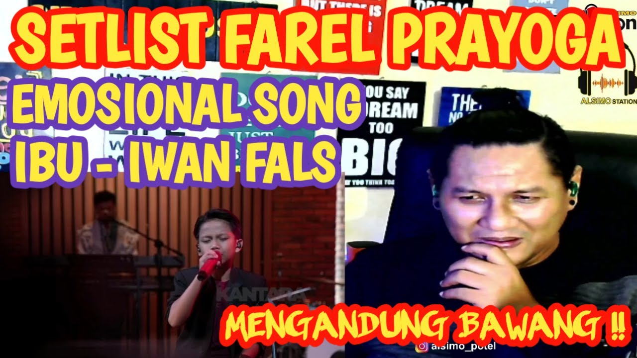 🔴ALL OUT❗Farel Prayoga Nyanyikan Lagu IBU Iwan Fals | SETLIST Kantara Creative x Aneka Musik Reco
