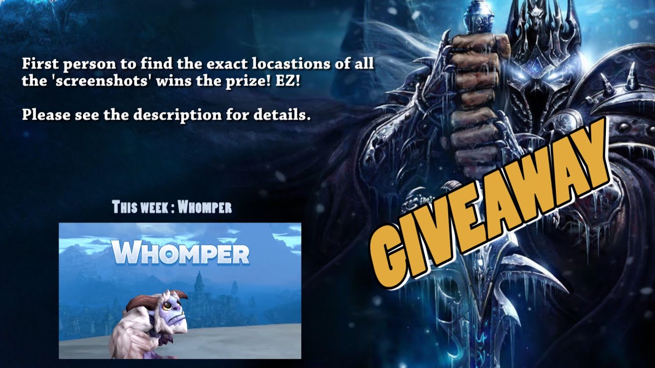 Where in Azeroth Puzzle and Give Away #1 | This Week: Whomper | World of Warcraft