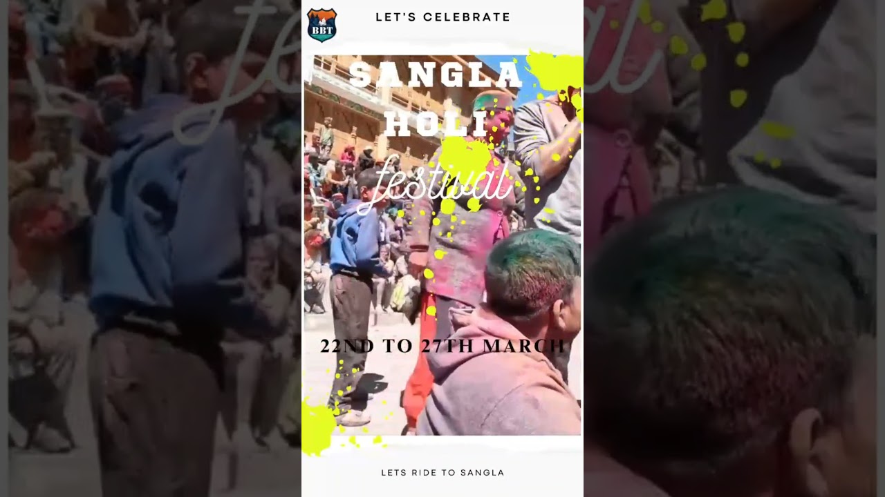 Teaser - SANGLA Holi Festival 2024: A Riot of Colors and Joy! #holi2024  #viral  #shorts