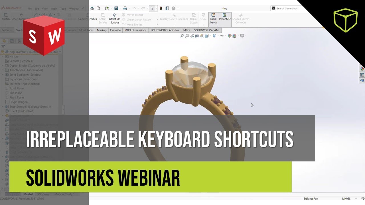 SOLIDWORKS - Irreplaceable Keyboard Shortcuts