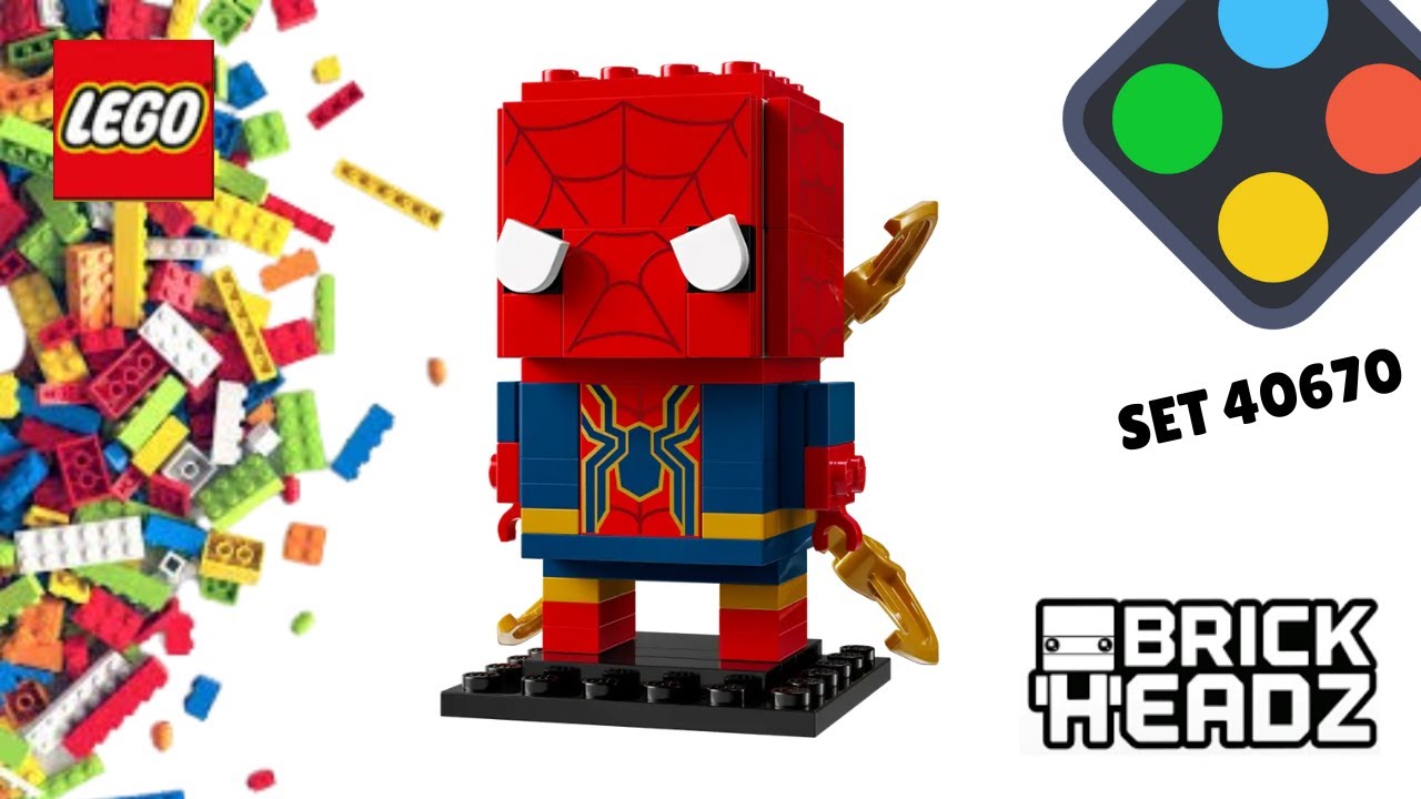 LEGO BrickHeadz 40670 Spider-Man &ndash; Your Friendly Neighborhood Build!