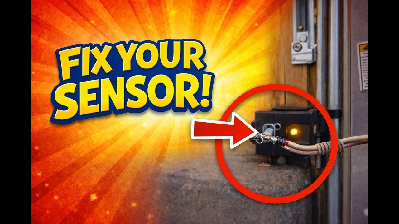 How to Fix a Garage Door Sensor That Works Sometimes (Intermittent Wiring Issue)