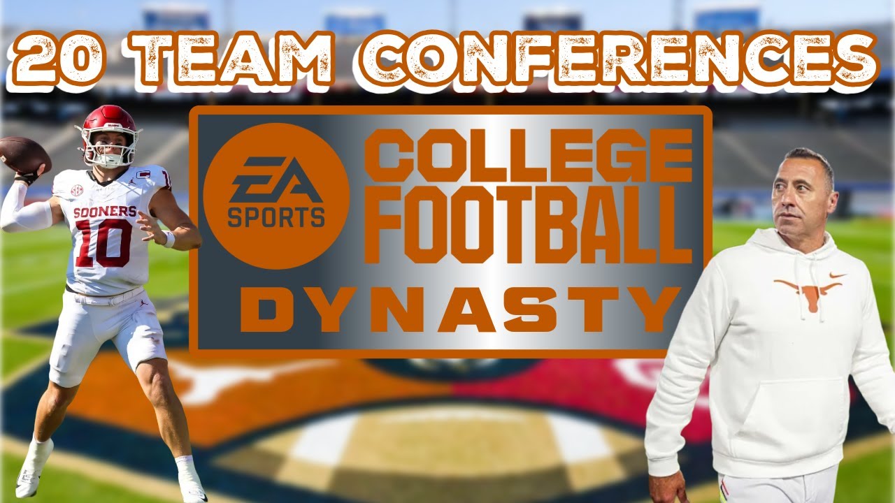 Conference Realignment with 20 Team Power Conferences in CFB 26 Dynasty