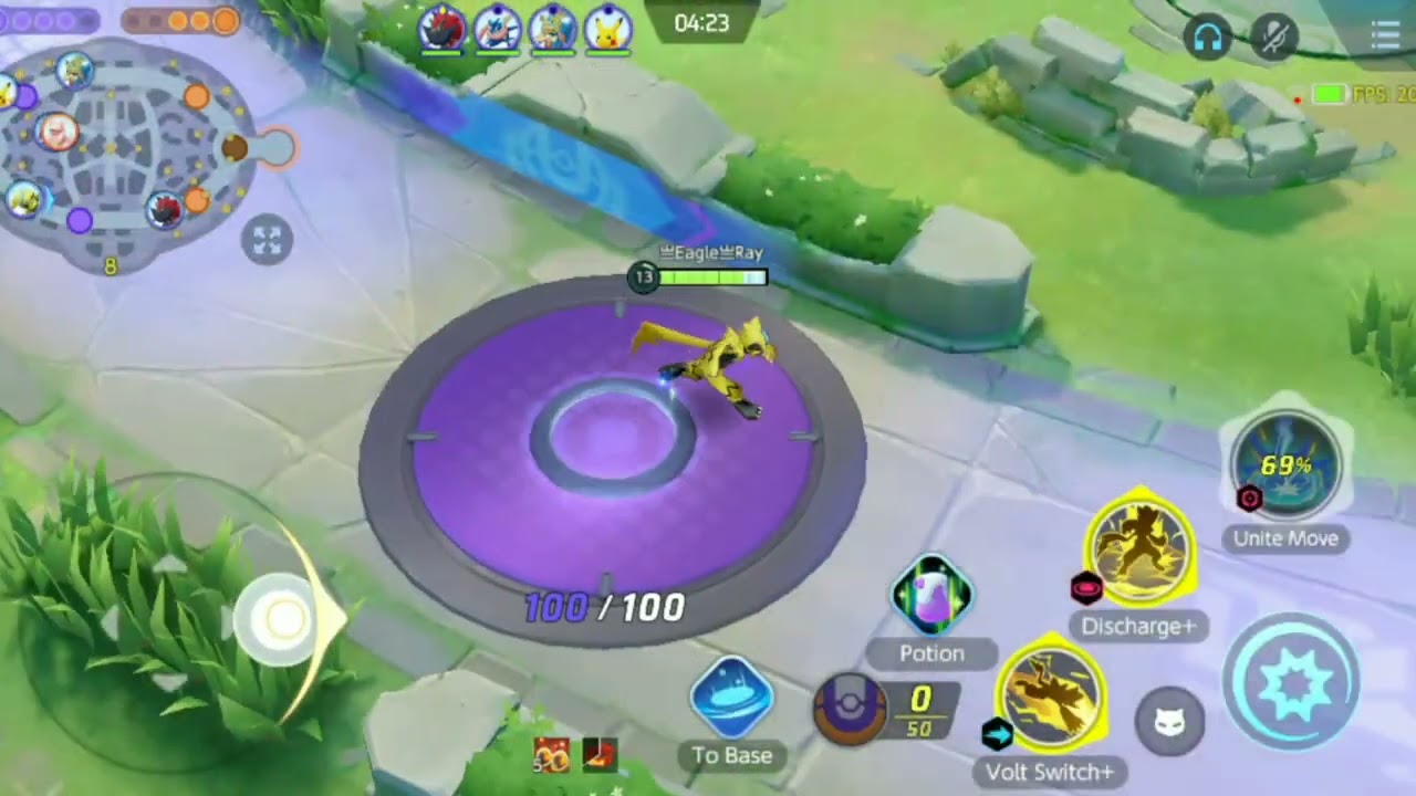 24 kills! Zeraora One Shot kill with Discharge | Pokemon Unite