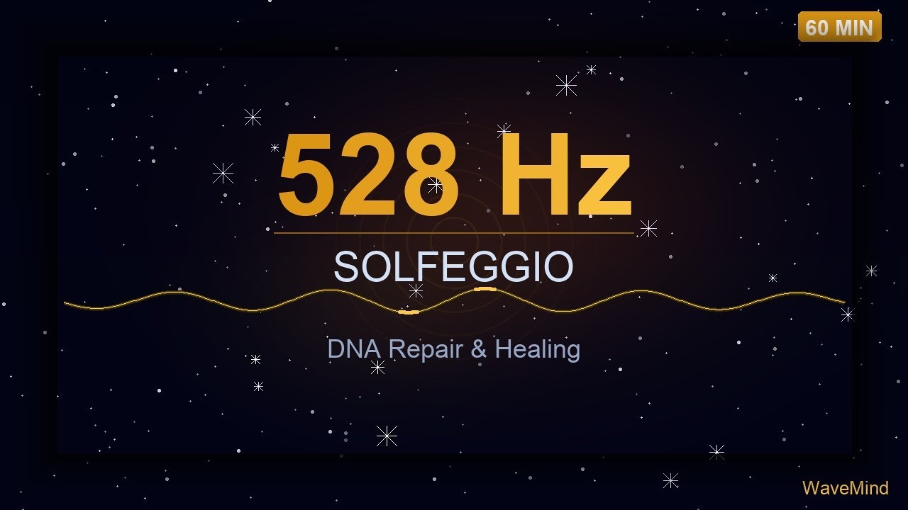 528 Hz | Positive Transformation | Whole Body Cell Repair | Miracle Tone | 1 Hour | No Ads