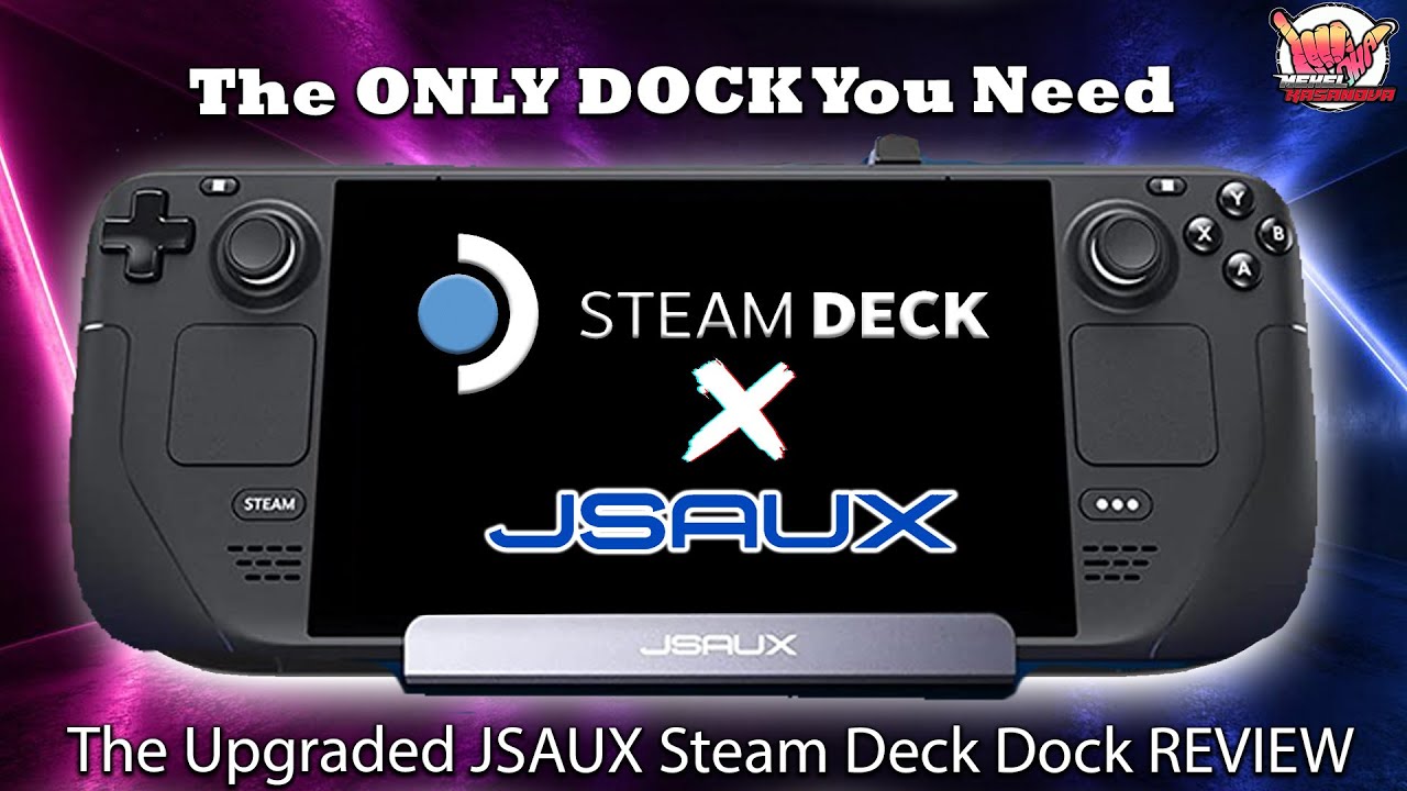 The BEST Steam Deck Dock EVER! JSAUX Upgraded Steam Deck Dock Review