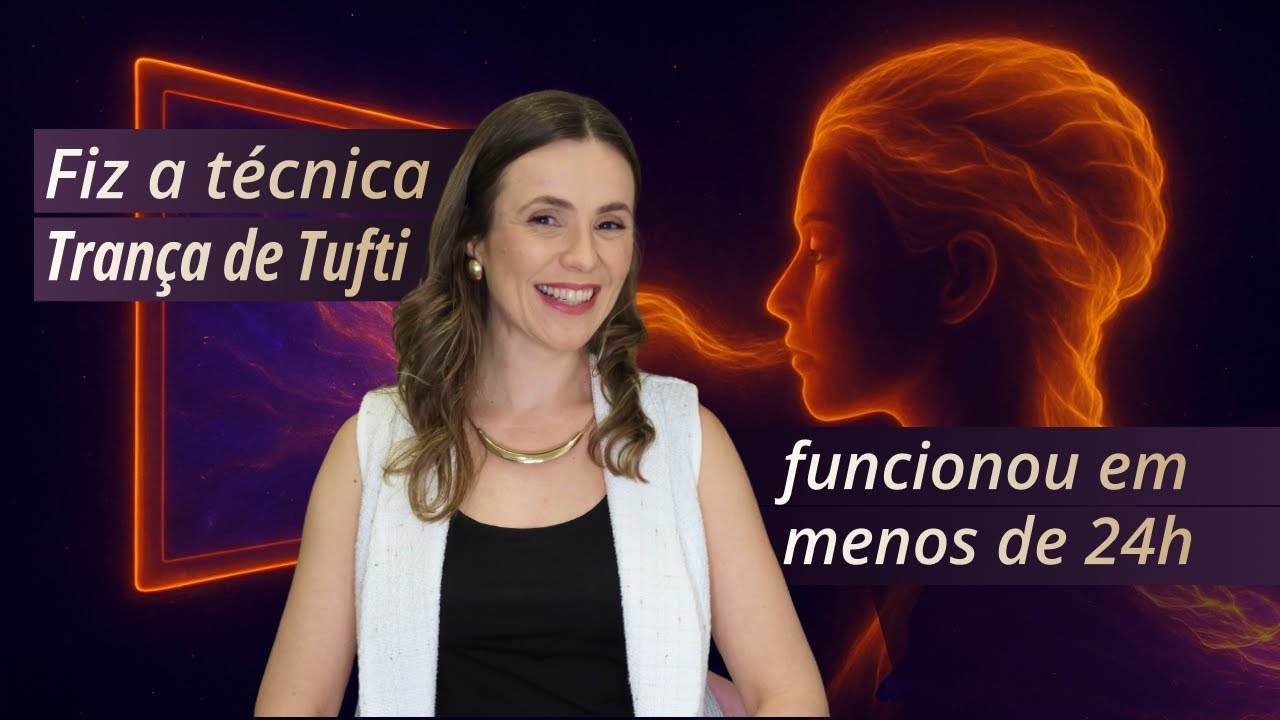 Como eu fiz a técnica da Trança de Tufti │Deu certo em menos de 24h!