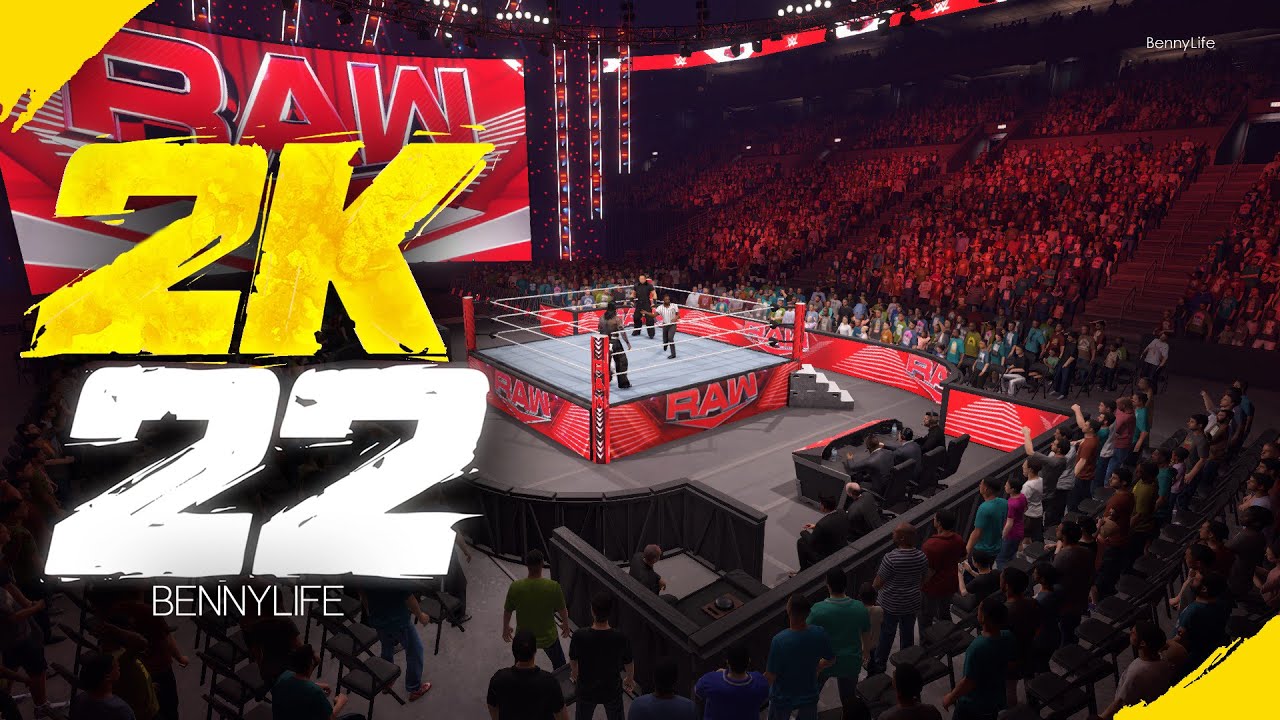 Raw'22 w/ led Barricade Modded Arena | WWE 2K22 PC/Mods