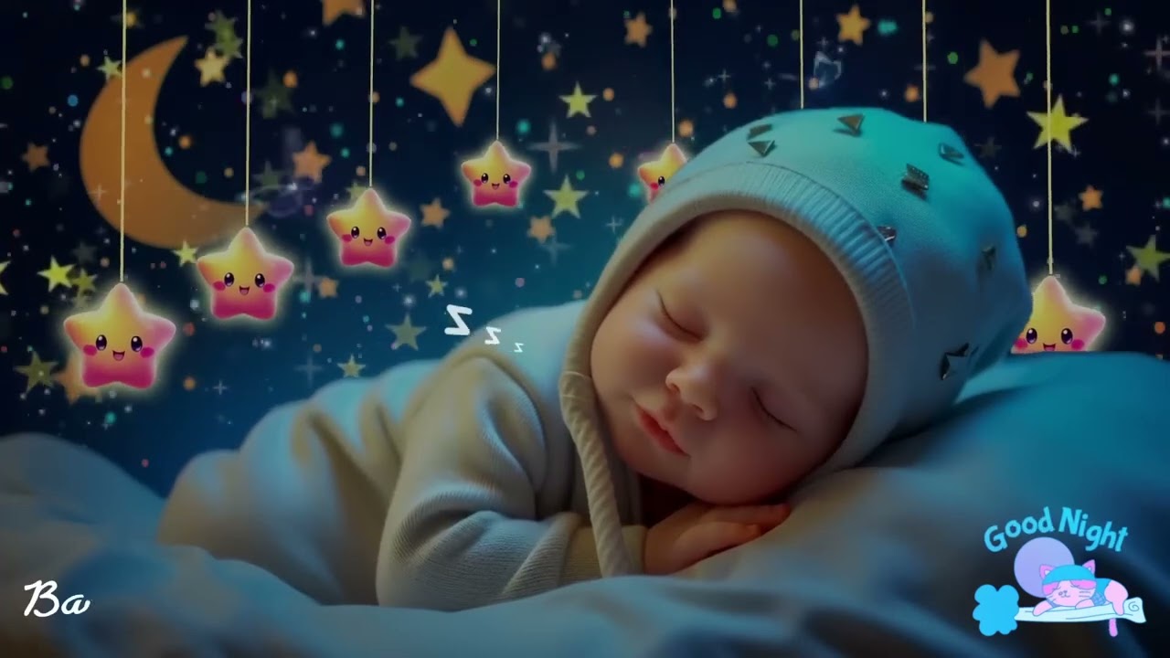 Soothing Baby Sleep Music 🌜 Mozart Brahms Lullaby 🎼 A Quiet Healing for Sleepless Hearts