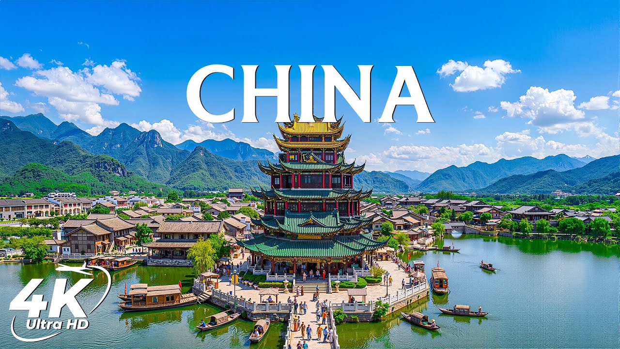 China Scenic Nature 4K 🇨🇳 | Mountains, Rivers & Serene Asian Landscapes