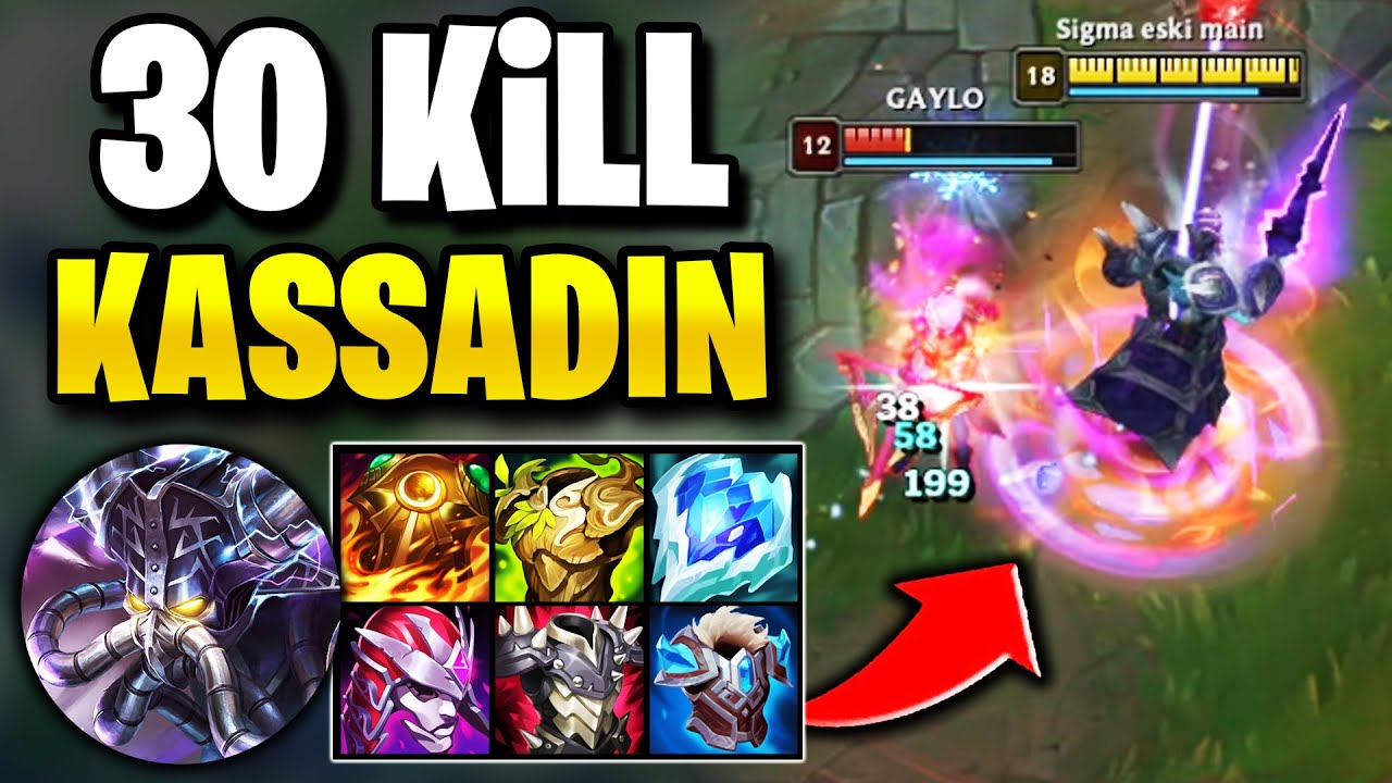 OYNADIGIM EN İYİ TANK KASSADİN (+6000HP) | MOUSE KLAVYE BIRAKTILAR | KassadinsCreed