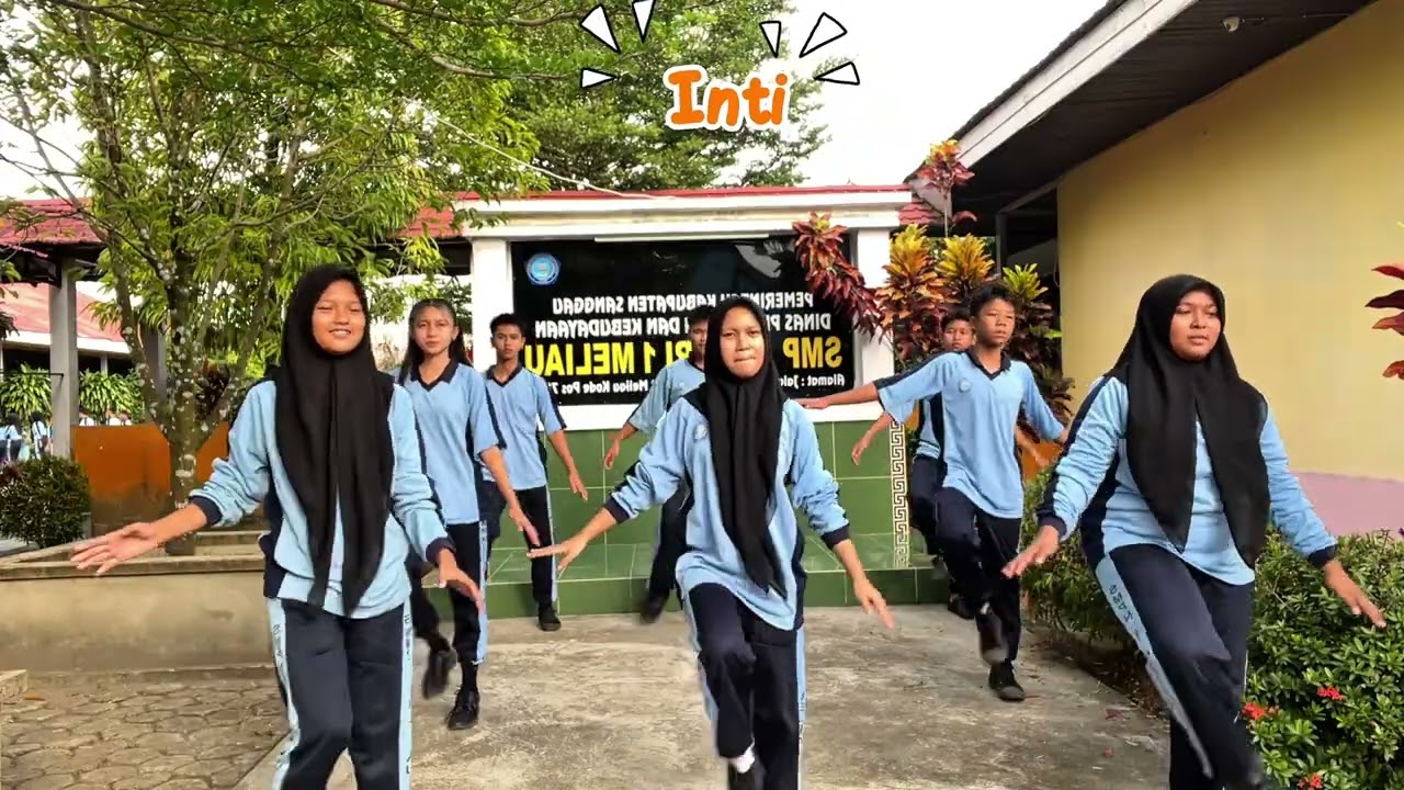 Tugas PJOK Senam 5 Menit Pemanasan,Inti,Pendinginan Dari anak anak SMPN 01 Meliau,Kelas VIII C