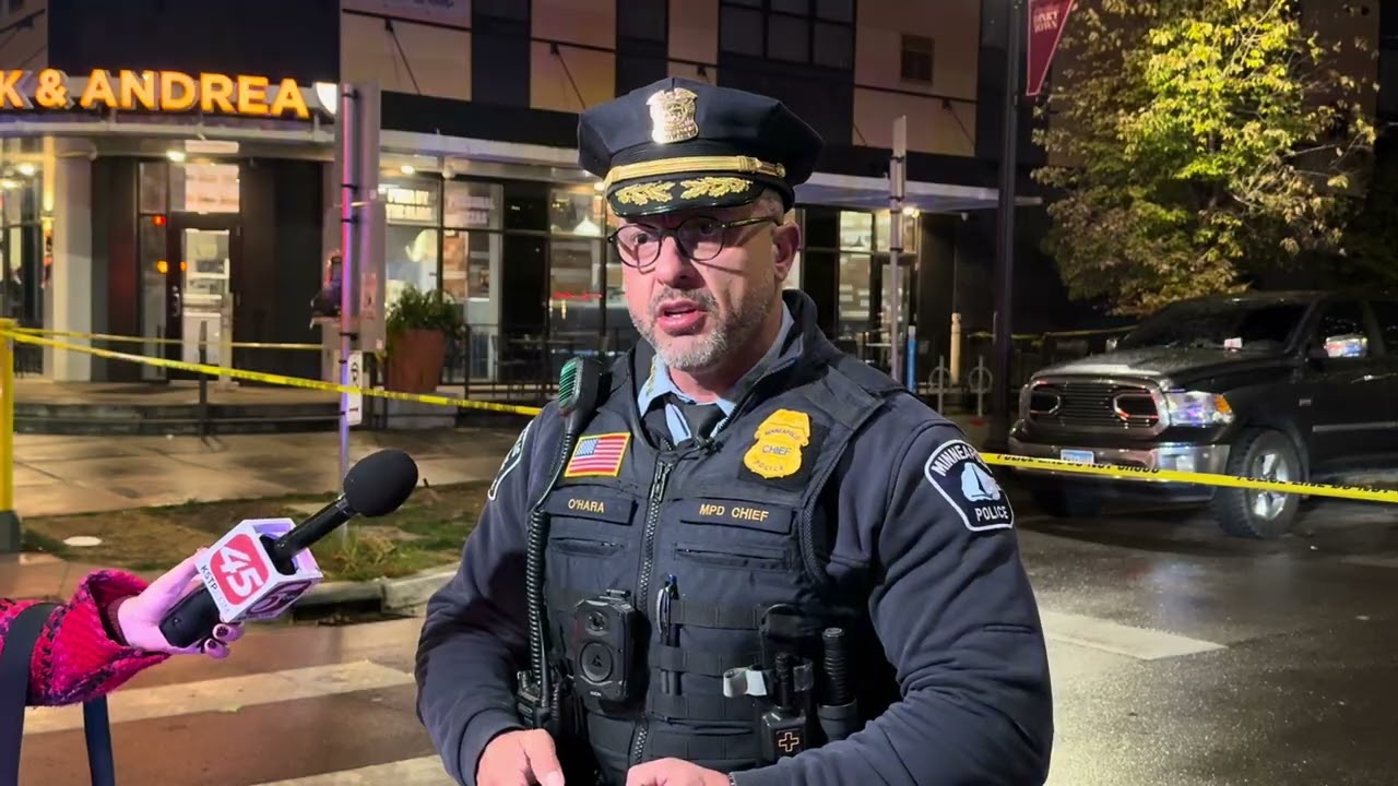 11-1-2025 Minneapolis Police Chief Brian O'Hara Provides Briefing on Overnight Homicide