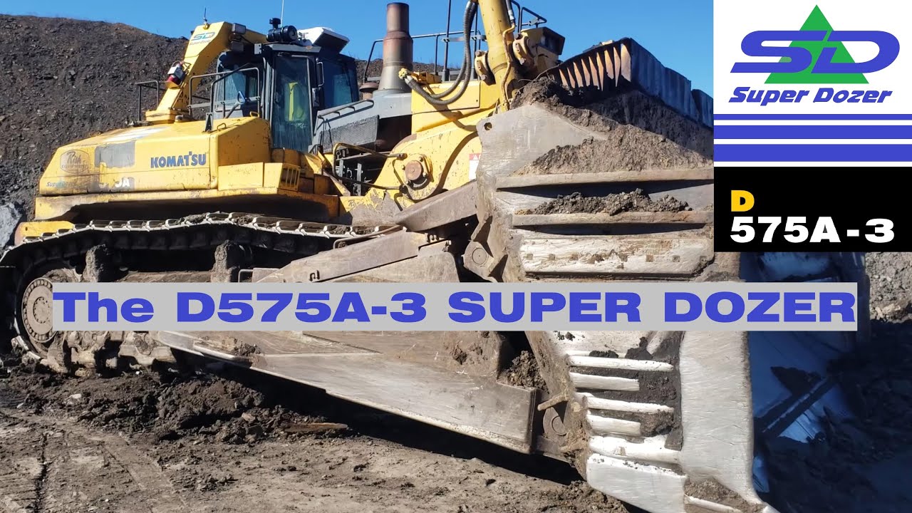 Самый большой в мире серийный бульдозер — Komatsu D575A-3