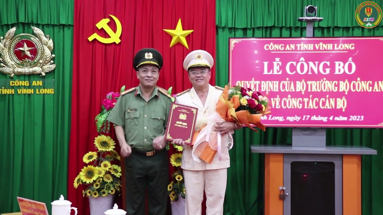 CÔNG BỐ QUYẾT ĐỊNH BỔ NHIỆM PHÓ GIÁM ĐỐC CÔNG AN TỈNH VĨNH LONG