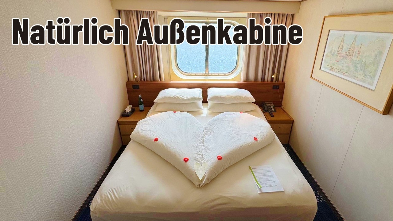 Vasco da Gama Außenkabine - Nicko Cruises - Kabinenrundgang #kreuzfahrtschiff #kabine