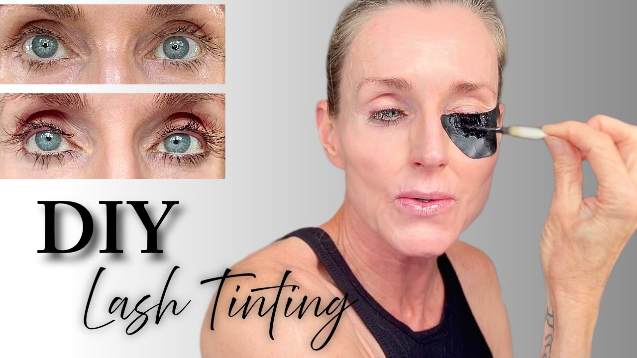 How I EASILY & SAFELY tint my own Lashes