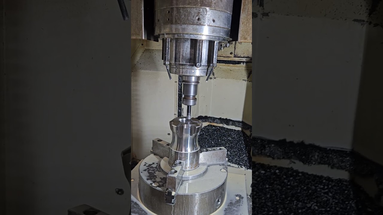 Flower milling vmc machine  #cnc #cncmill #vmc #coldmilling #coldmilling 