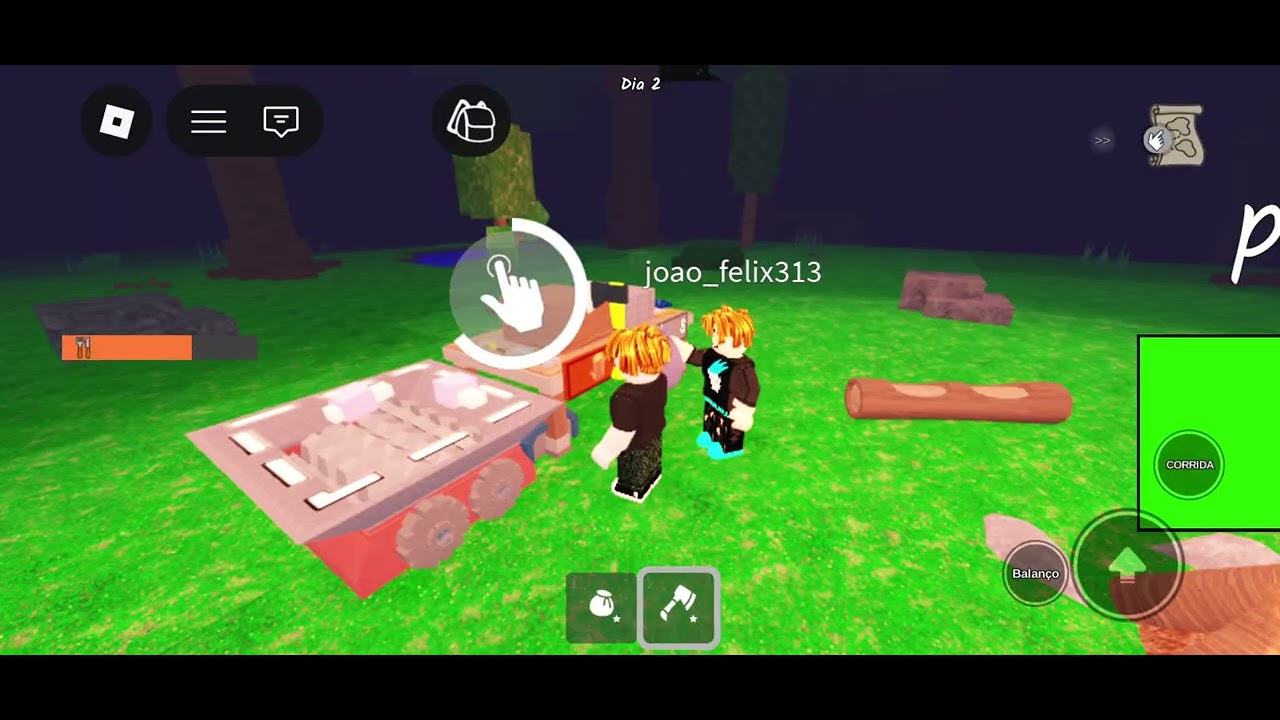 99 noites na floresta só que a gente tava construindo a muralha