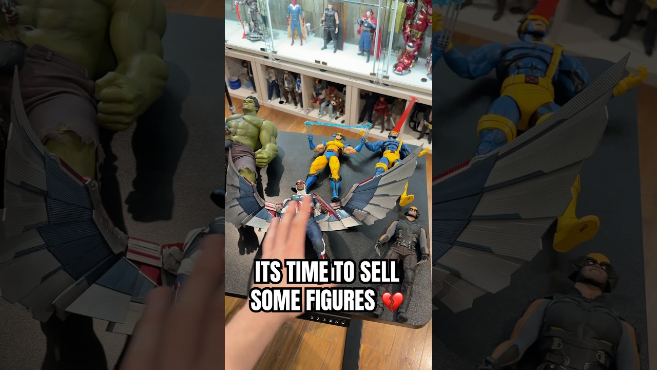 ITS TIME TO SELL SOME FIGURES 💔 #collection #actionfigures #hottoys #toyreviews #viral