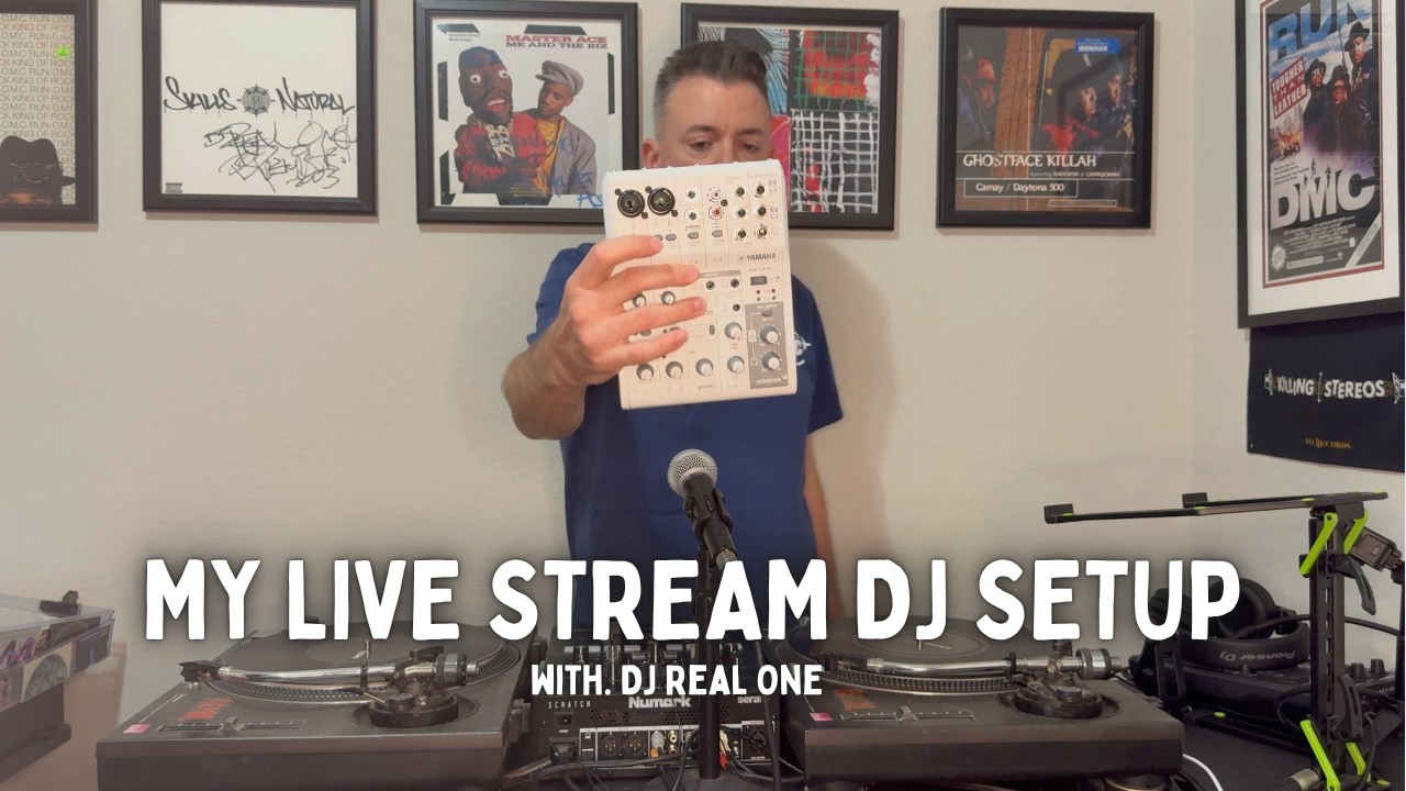 MY LIVE STREAM DJ SETUP (YAMAHA AG06 MK2 REVIEW)