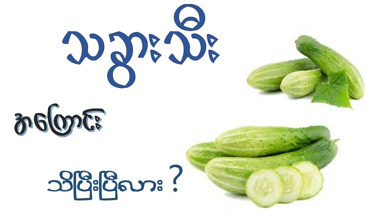သခွားသီး ရဲ့အကျိုးအာနိသင် (၁၇) မျိုး   I  Health Benefits of Cucumber