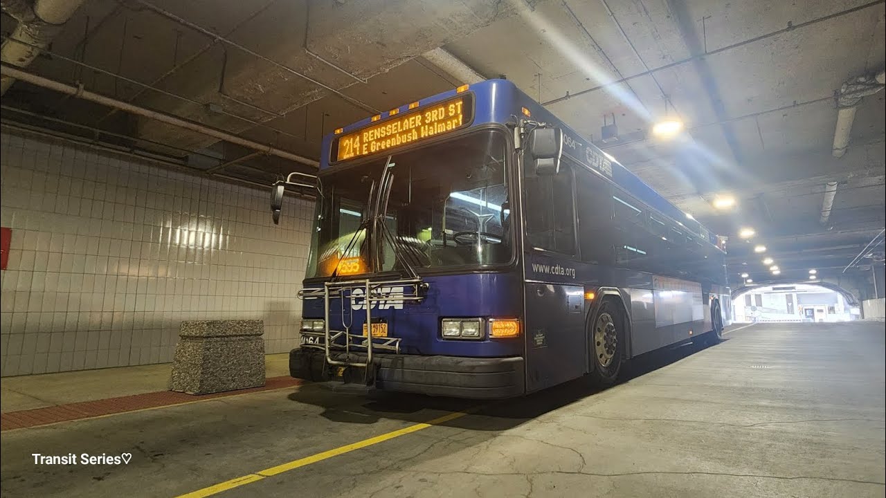 (Amazing ISL and Trubo Blowoffs) Ride On Board CDTA 2010 Gillig Low Floor 40' #4064 on Route 214!