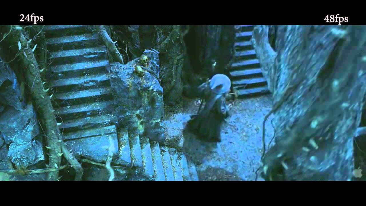 The Hobbit Trailer [ Side by Side 24fps vs 48fps ]