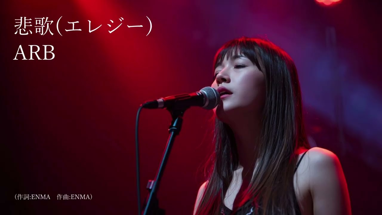 ARBの名曲「悲歌(エレジー)」（AIによるハードロックカバー）昭和を思い出して泣けてくる