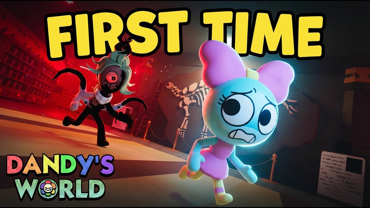 I PLAYED DANDY'S WORLD FOR THE FIRST TIME.. (SCARY) 🐛💀 [Roblox Walkthrough No Commentary 4K]